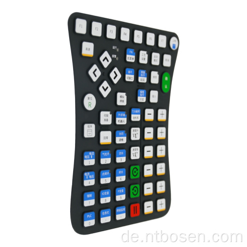 Silikon -Gummi -Maschine -Menü Flat -Taste -Tastatur